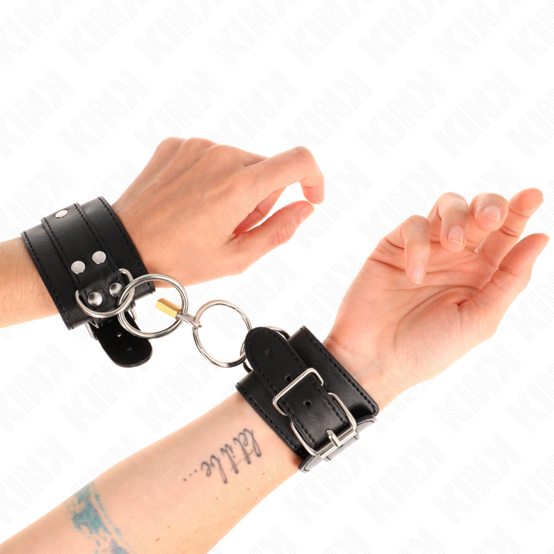 Wrist O Ring Locked Wrist Restraints Adjustable 20 28 Cm X 5 Cm