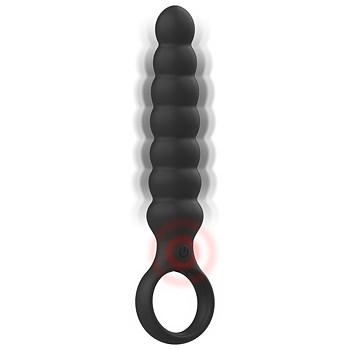 Black Silver Bob Powerful Silicone Anal Dilator