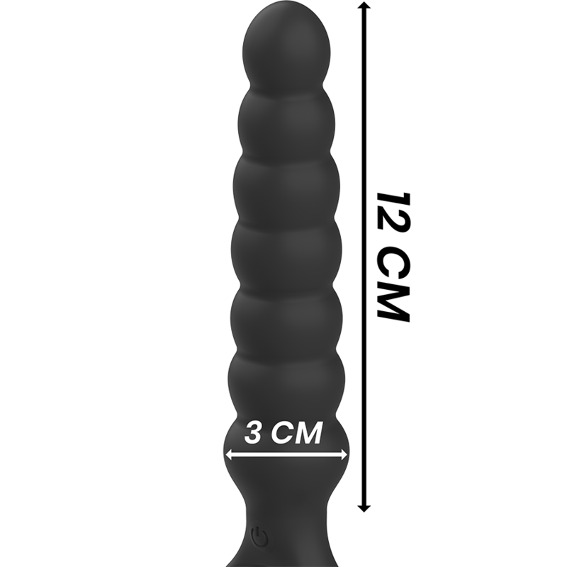 Black Silver Bob Powerful Silicone Anal Dilator - 4
