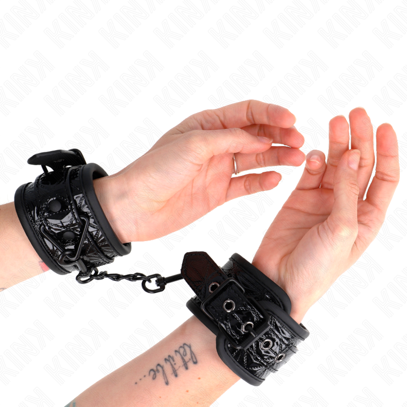 Wrist Diamond Pattern Wrist Restraints Adjustable 17 26 Cm X 5 Cm