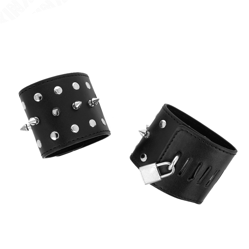Wrist Punk Wrist Restraints With Spikes 25 X 6 Cm - 3