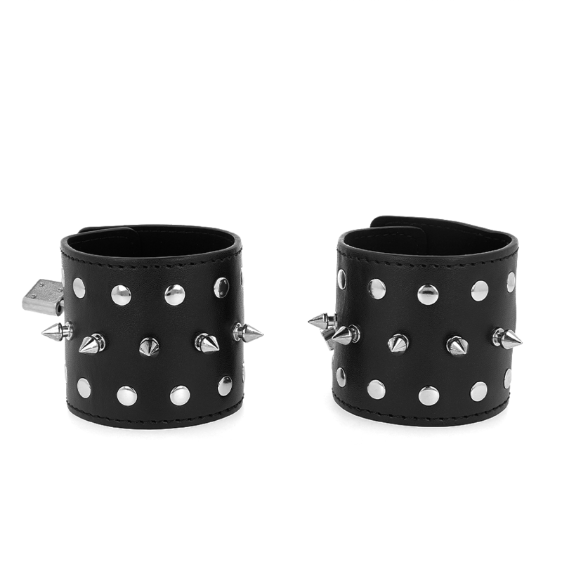Wrist Punk Wrist Restraints With Spikes 25 X 6 Cm - 2