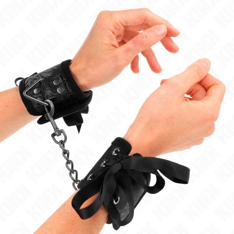 Wrist Scandal Wrist Restraints Lace Details 24 5 Cm X 6 5 Cm
