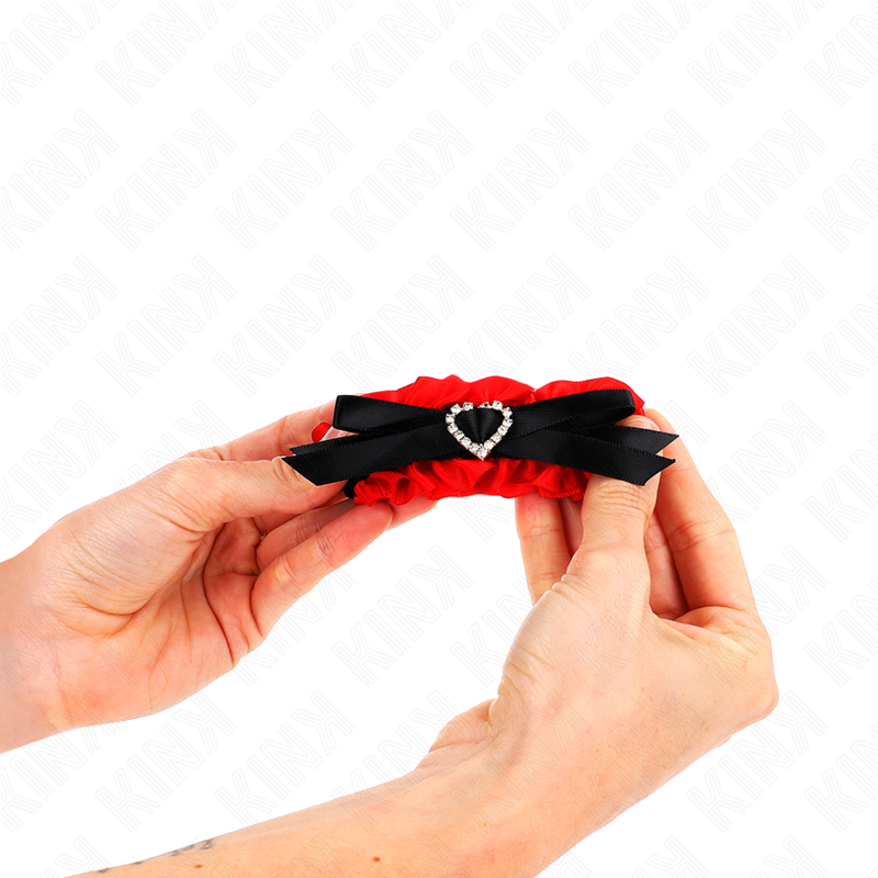 Wrist Lace Elastic Wrist Restraints Heart Details Adjustable 22 35 Cm - 4