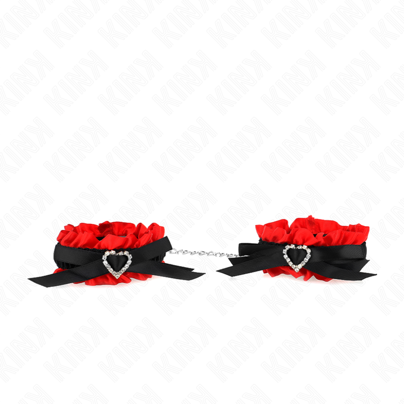 Wrist Lace Elastic Wrist Restraints Heart Details Adjustable 22 35 Cm - 2