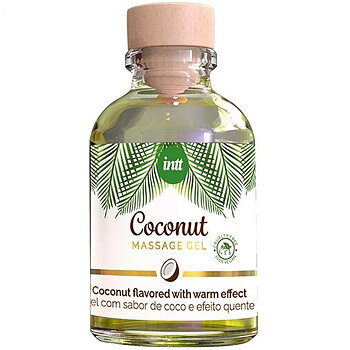 Intt Vegan Massage Gel With Coconut Flavor And Heating Effect