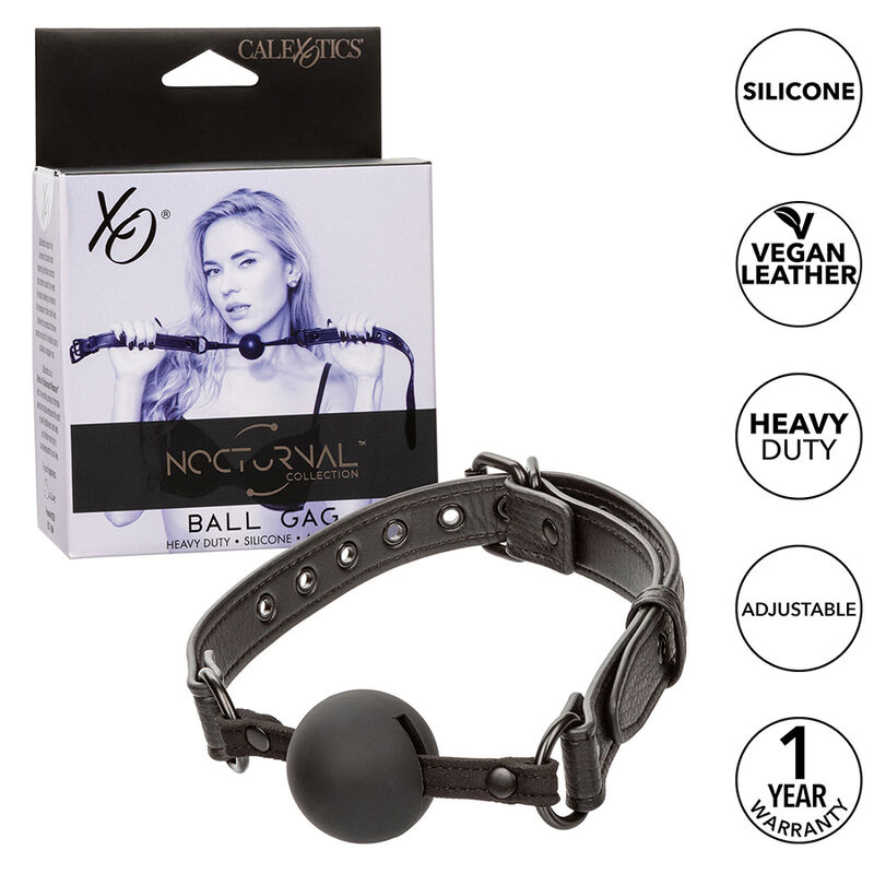 Calexotics Nocturnal Ball Gag Silicone - 2