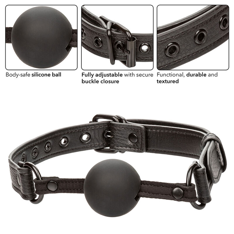 Calexotics Nocturnal Ball Gag Silicone - 4