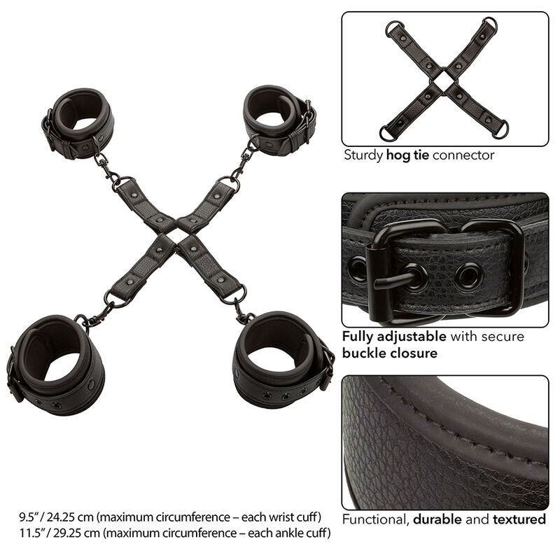 Calexotics Nocturnal Hog Tie Connector Cuero Ajustable - 4