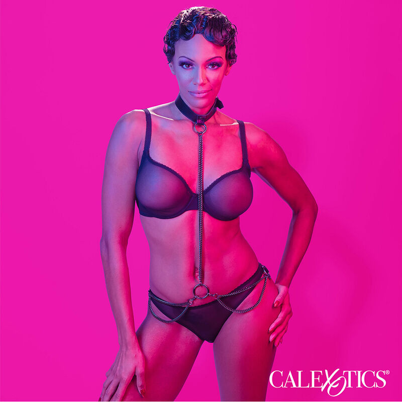 Calexotics Euphoria Chain Halter Collar Leash - 5