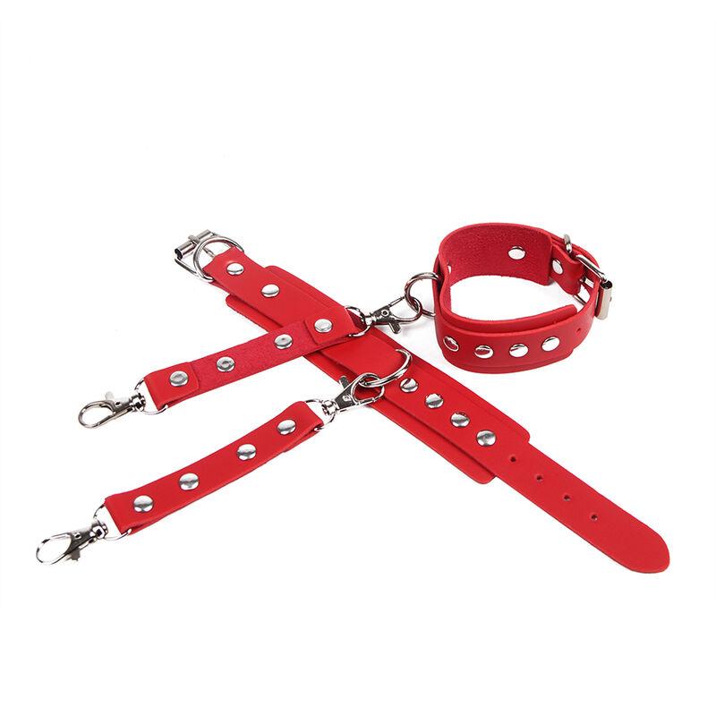 Subblime Fetish 953706 Handcuffs With Bondage Belt - 5