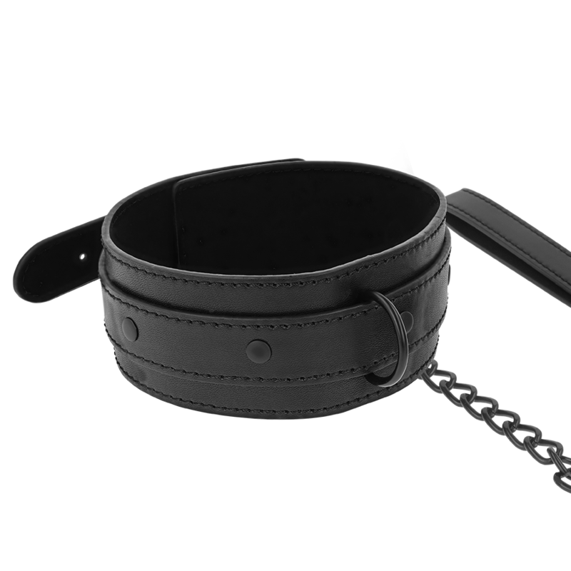 Intense Fetish Vegan Leather Collar - 3