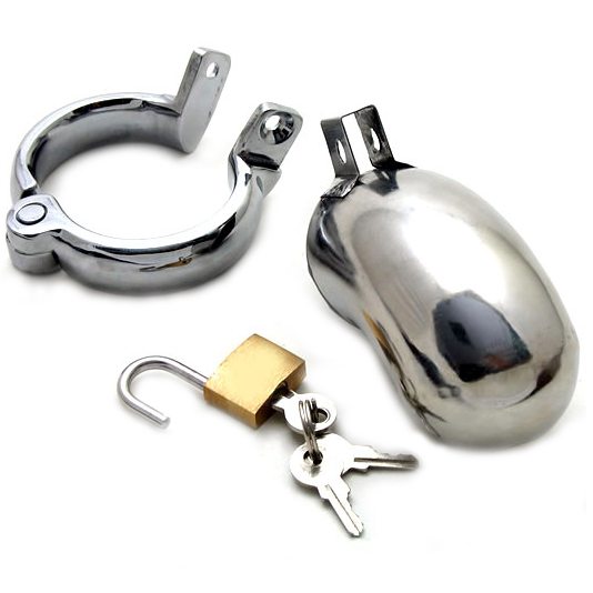Metal Hard Brig Chastity Ring - 3