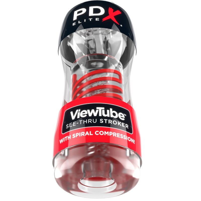 Pdx Elite Stroker Viewtube 2 Spiral Compression - 2
