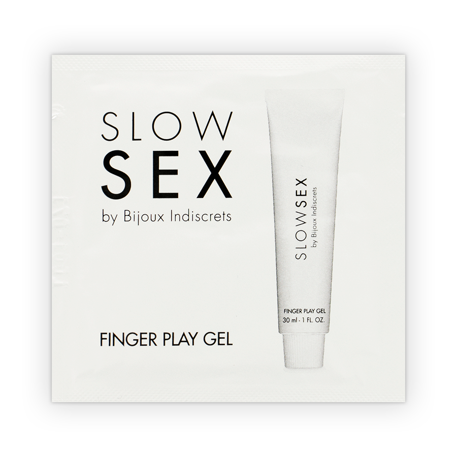 Bijoux Slow Sex Slow Sex Massage Gel With Finger Play Single Dose