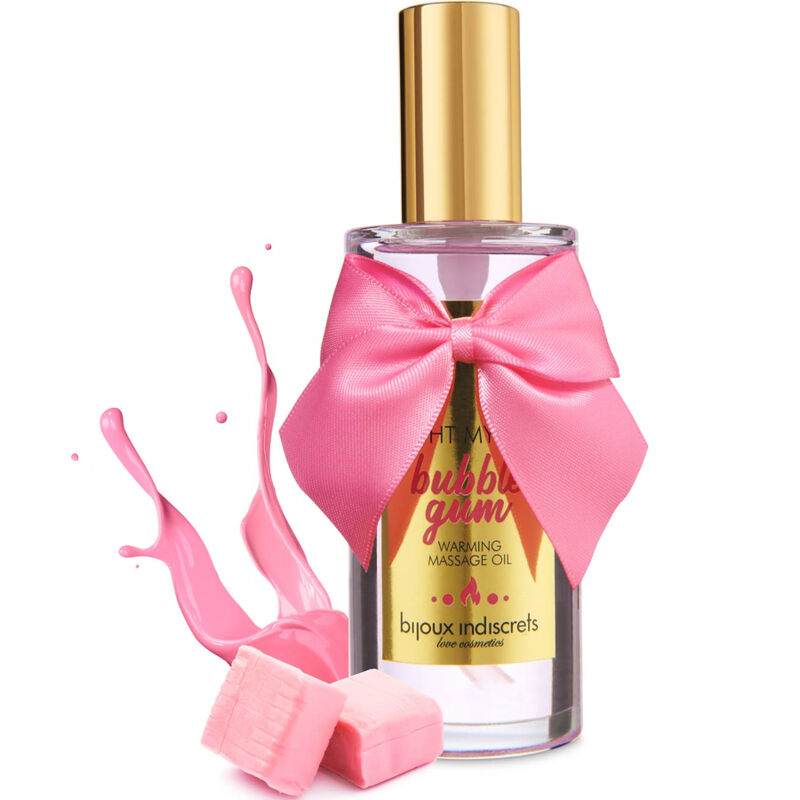 Bijoux Love Cosmetiques Indiscrets Light My Fire Massage Oil Heat Effect Gum Flavor - 3