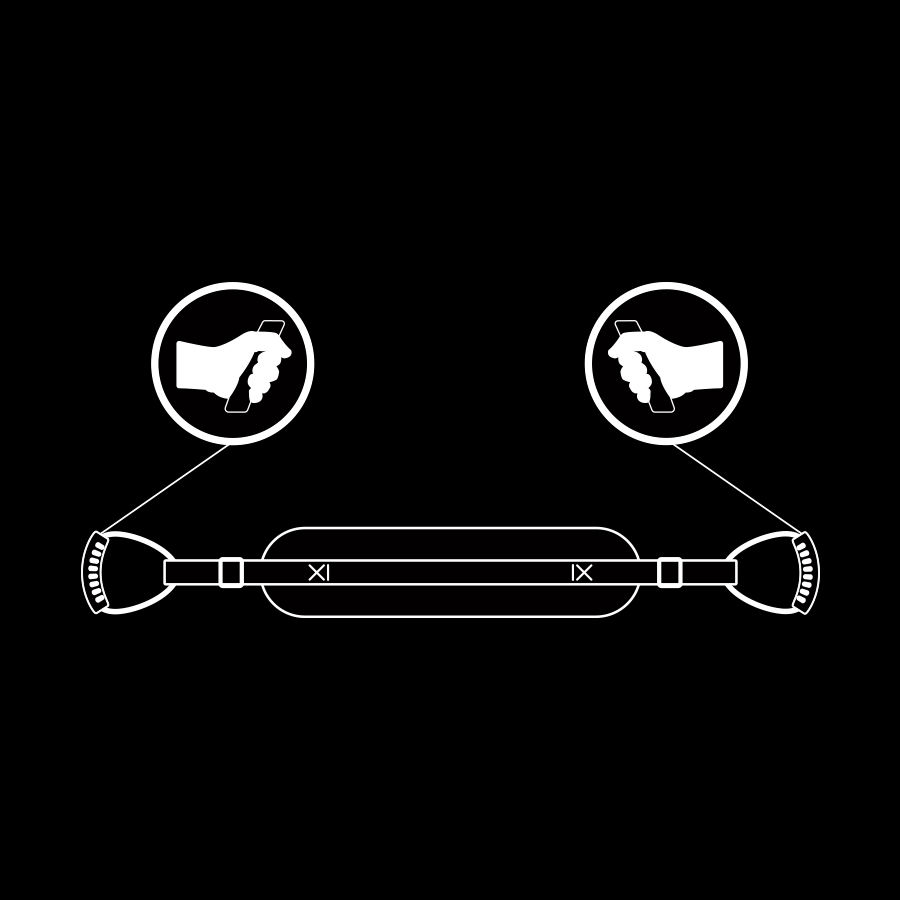Fetish Submissive Bondage Doggy Harness With Noprene Lining - 3