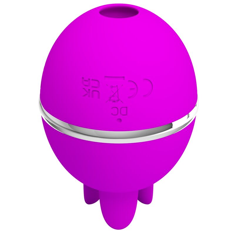 High Tech Pretty Love Gemini Ball Round Silicone Vibrator - 3