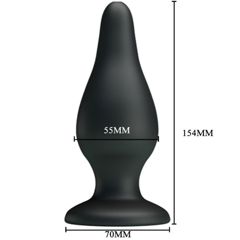 Anal Toys Pretty Love Ergonomic Silicone Plug 15 4 Cm - 5
