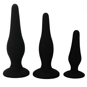 Anal Toys Pretty Love Anal Plugs Silicone Initiation Kit