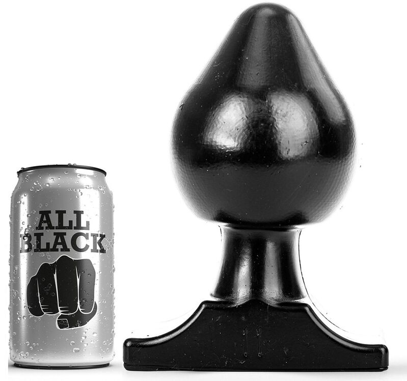 All Black Anal Plug 19 Cm