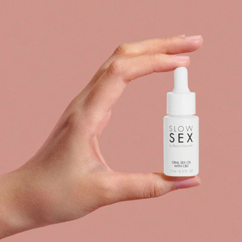 Bijoux Slow Sex Slow Sex Oral Sex Oil With Cbd 15 Ml - 3