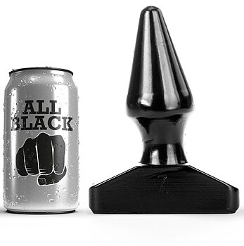 All Black Plug Anal 16 Cm