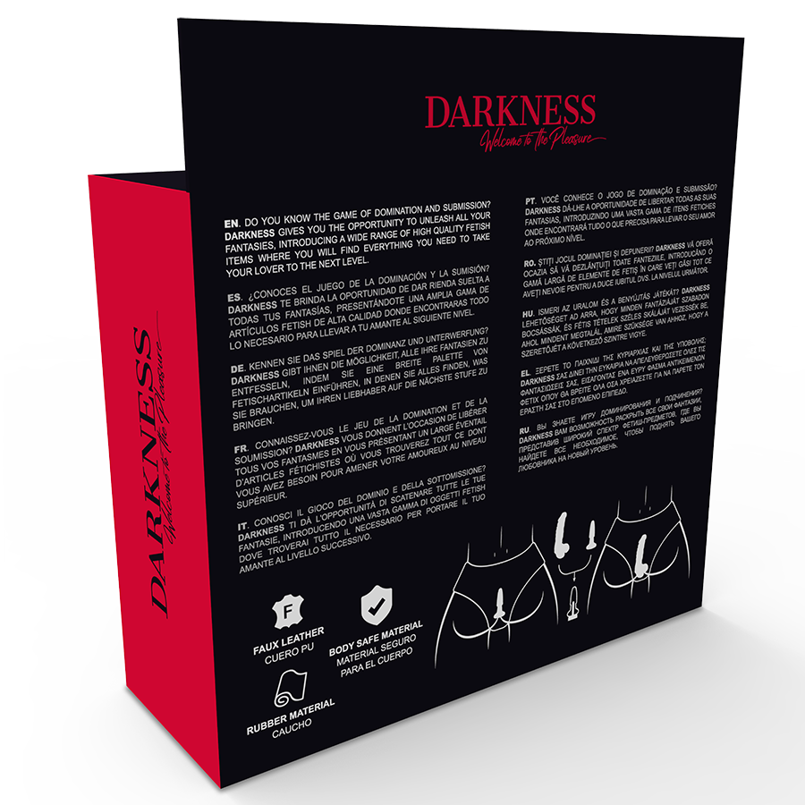 Darkness Sensations Panties With Plug And Interchangeable Dildo - 5