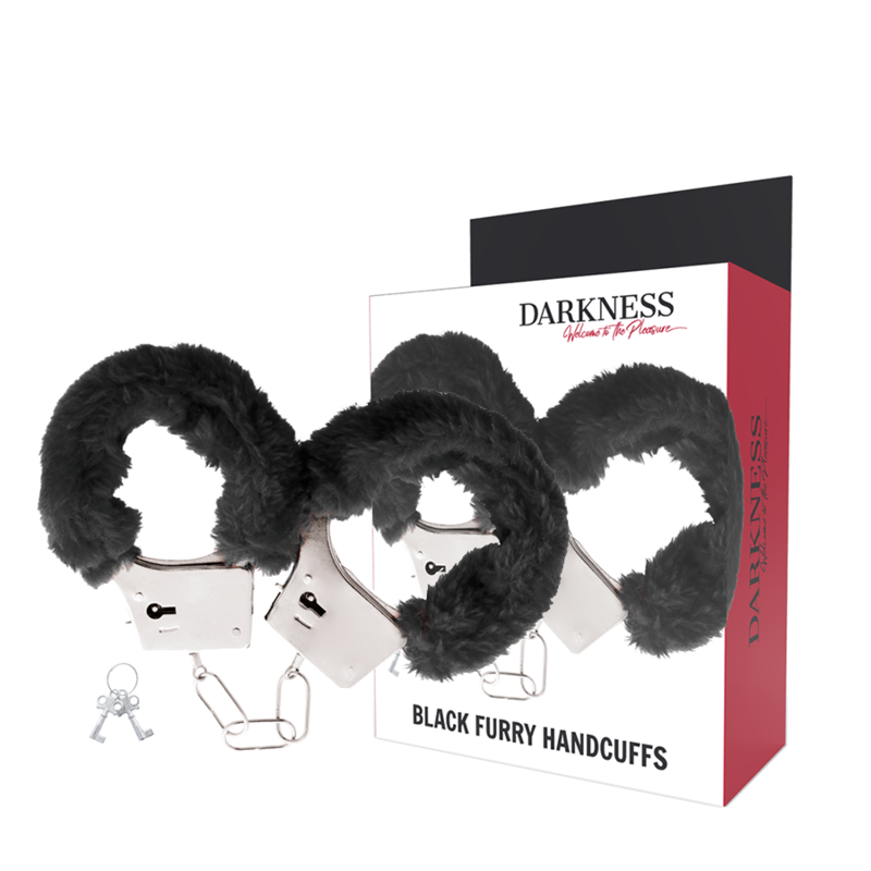 Darkness Bondage Lined Metal Handcuffs - 3