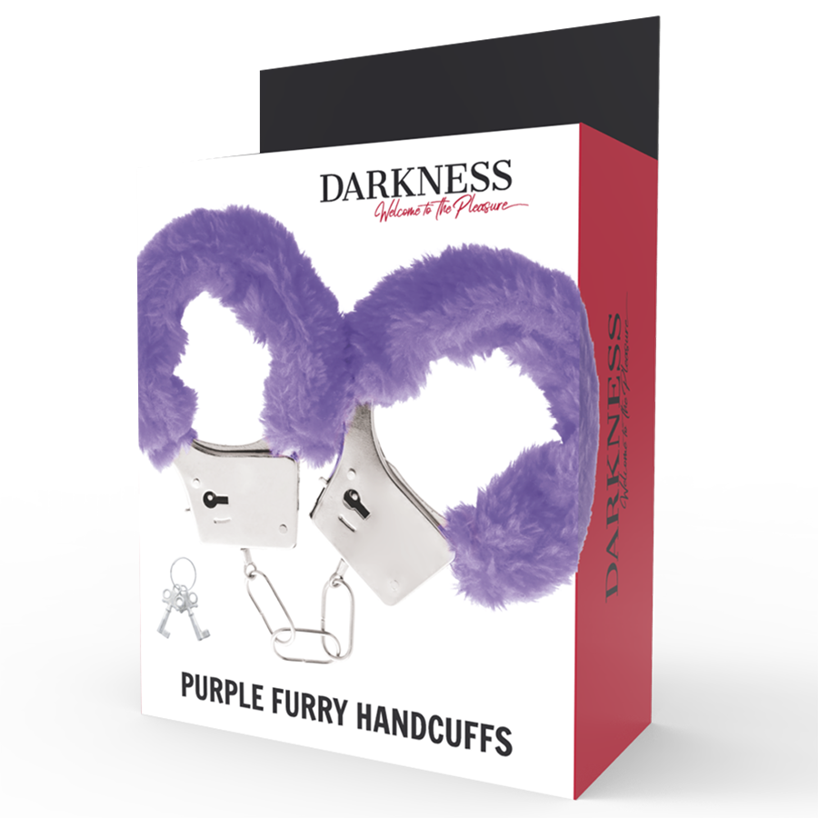 Darkness Bondage Lined Metal Handcuffs - 5