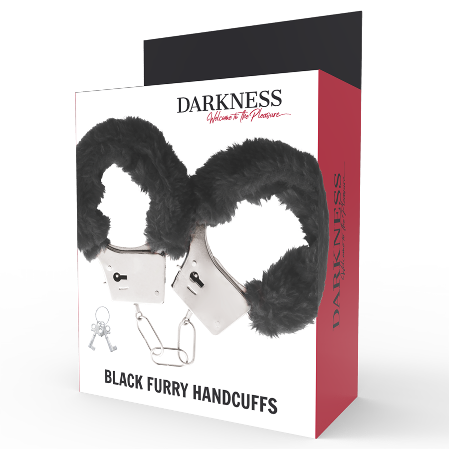 Darkness Bondage Lined Metal Handcuffs - 9