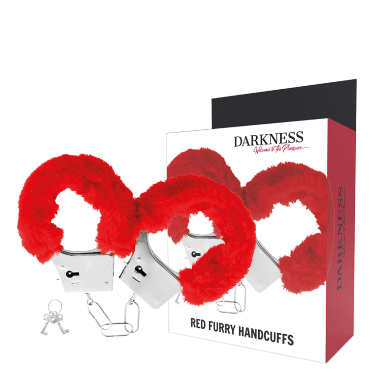 Darkness Bondage Lined Metal Handcuffs - 2