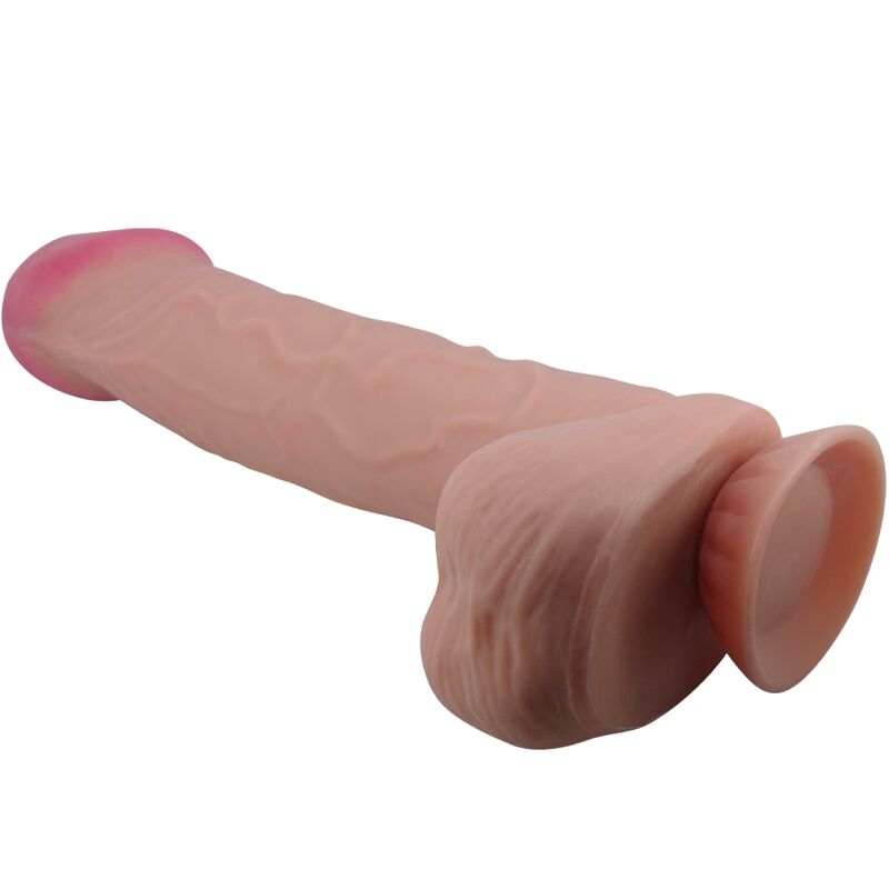 Dildos Pretty Love Sliding Skin Realistisk With Sliding Skin Suction Cup 26 cm - 3