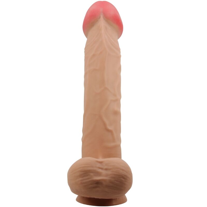 Dildos Pretty Love Sliding Skin Realistisk With Sliding Skin Suction Cup 26 cm - 9