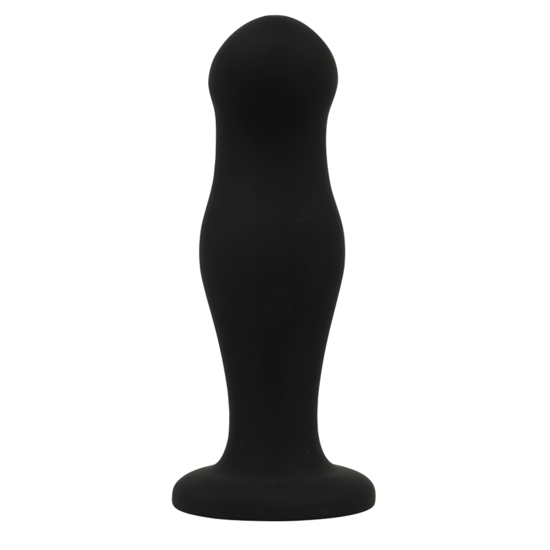 Black Silver Sean Plug Anal Premium Silicone - 3