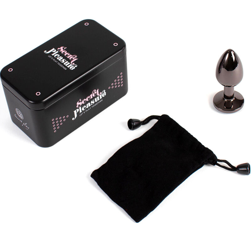 Secretplay Toys Gunmetal Butt Plug Small Size 7 Cm - 4