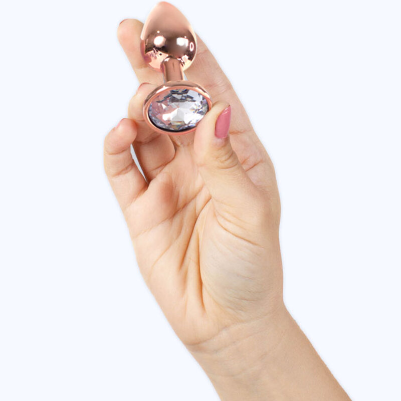 Secretplay Toys Metal Butt Plug Rose Small Size 7 Cm - 3