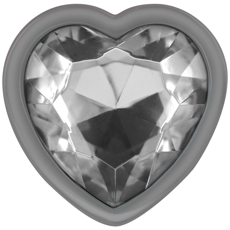 Intense Anal Toys Heart Aluminum Metal Anal Plug Size - 3