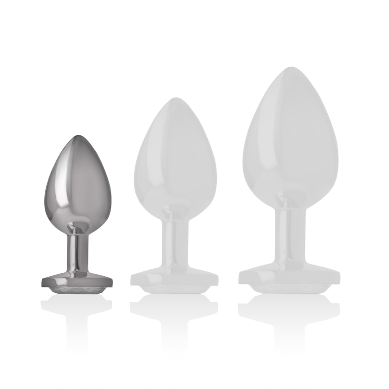 Intense Anal Toys Heart Aluminum Metal Anal Plug Size - 5