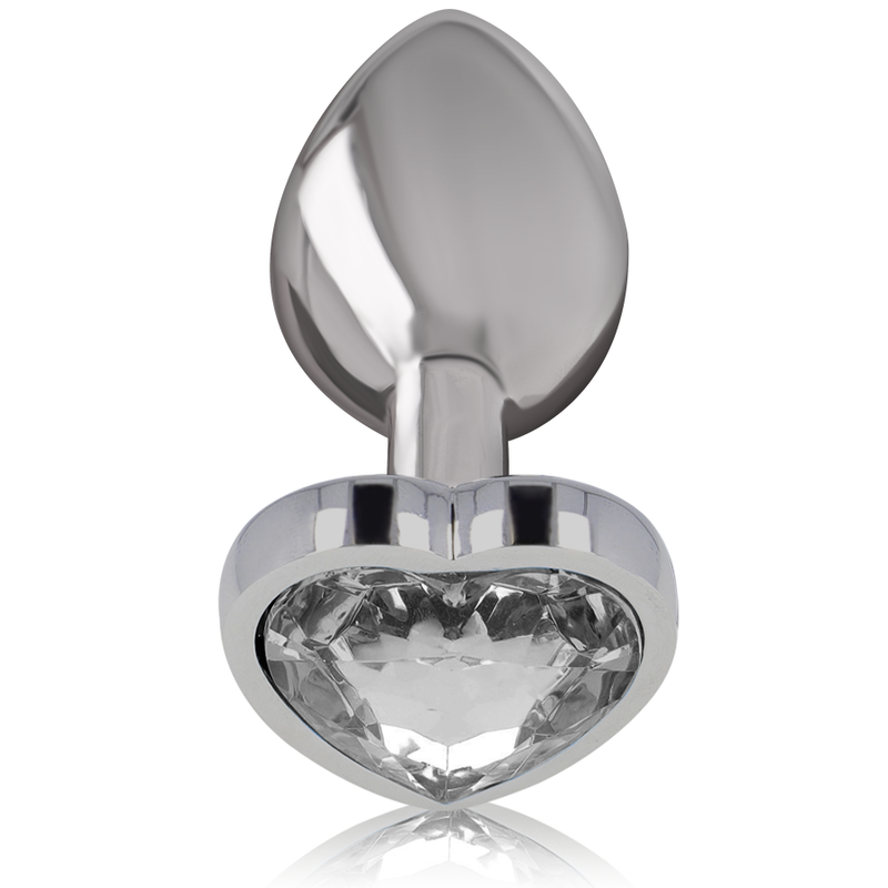 Intense Anal Toys Anal Plug Metal Aluminum Heart Size - 2
