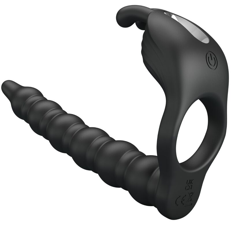 For Him Pretty Love Blackney Penis Ring With Vibrator Plug