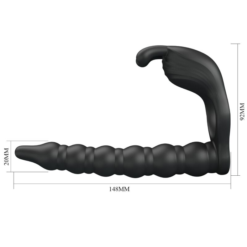 For Him Pretty Love Blackney Penis Ring With Vibrator Plug - 5