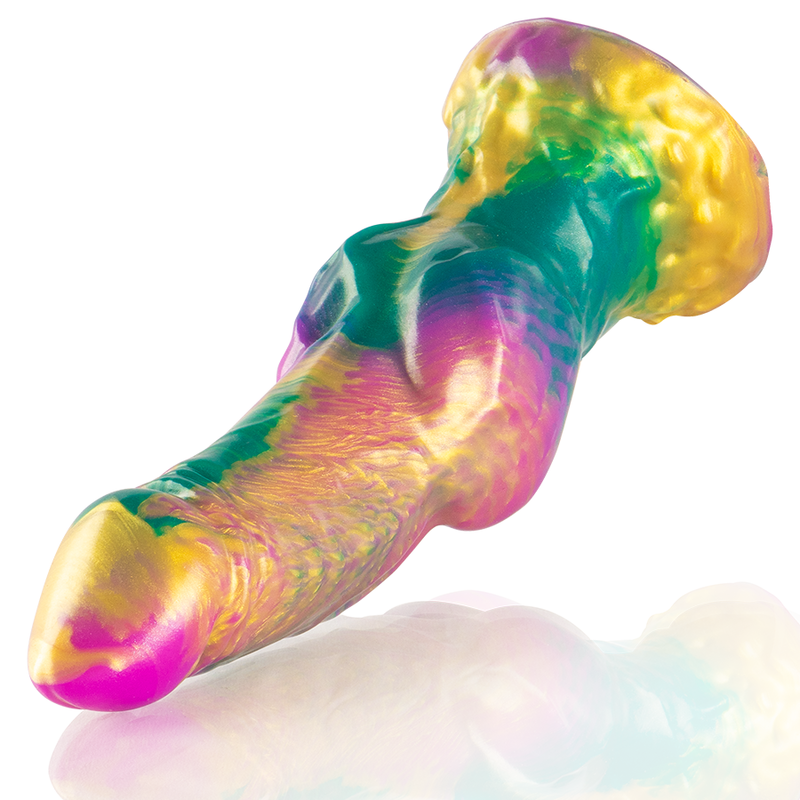 Epic Iris Dildo With Rainbow Testicles Of Pleasure - 4
