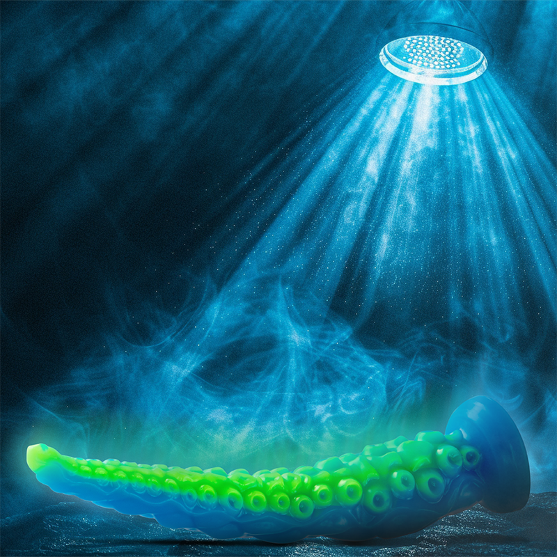 Epic Scylla Fluorescent Thin Tentacle Dildo Large - 2
