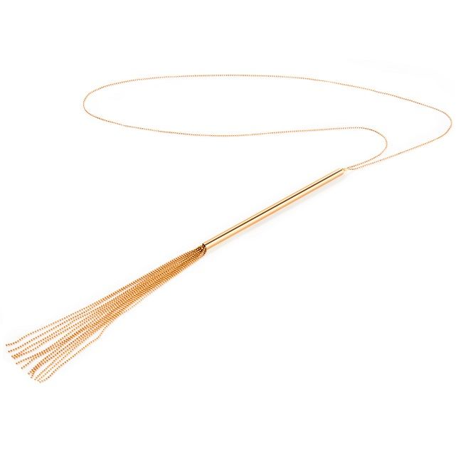 Bijoux Magnifique Metal Chain Necklace Whip