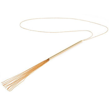 Bijoux Magnifique Metal Chain Necklace Whip