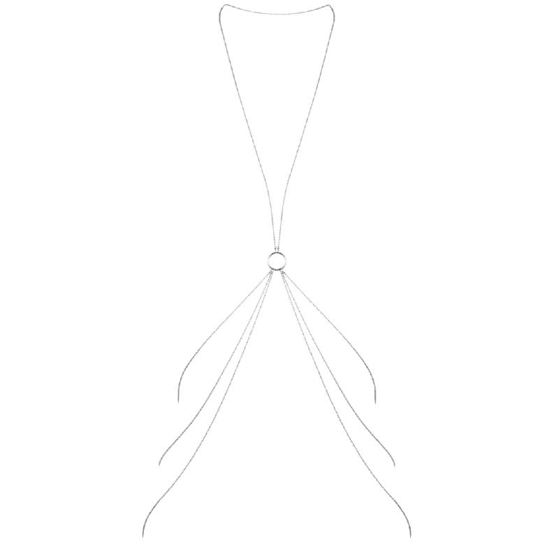Bijoux Magnifique Metal Chains For The Body 8 Silver - 3