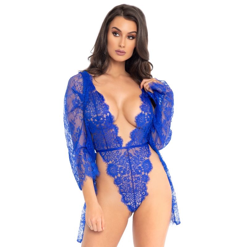 Leg Avenue Teddies Teddy And Robe