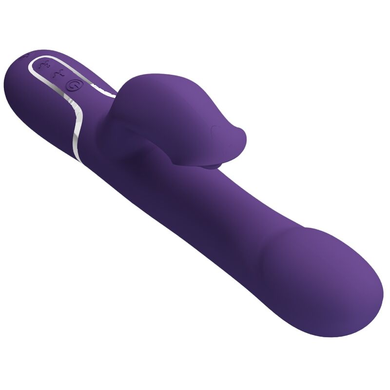 High Tech Pretty Love Zalin Rabbit Vibrator Pearls 4 In 1 - 5