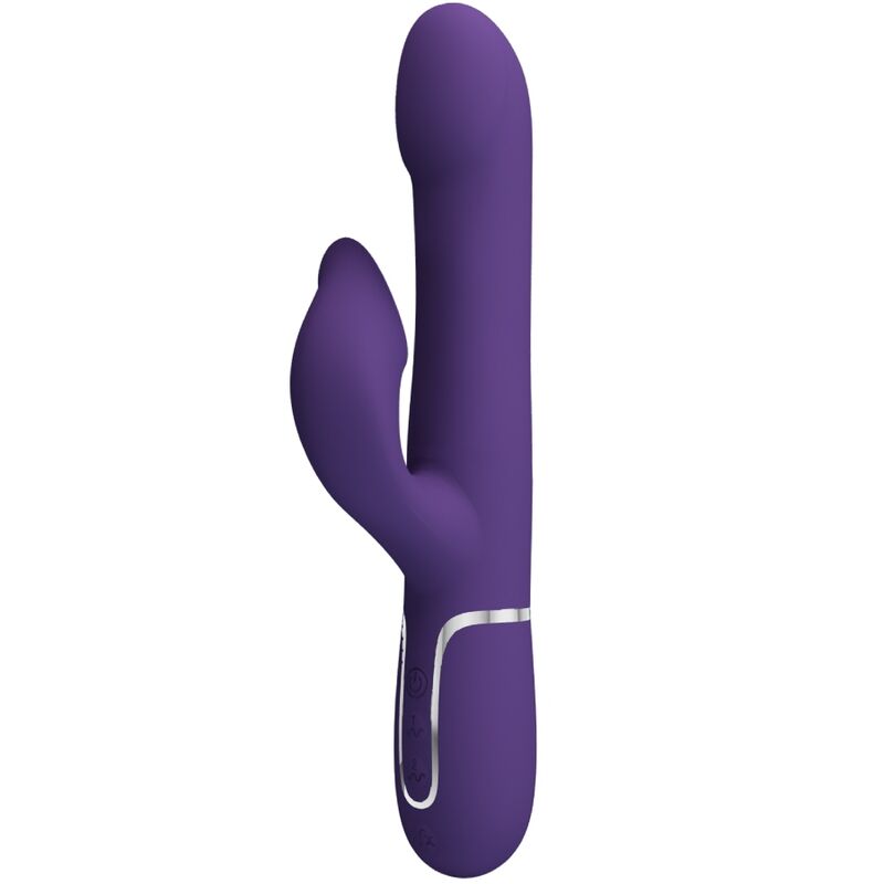 High Tech Pretty Love Zalin Rabbit Vibrator Pearls 4 In 1 - 3